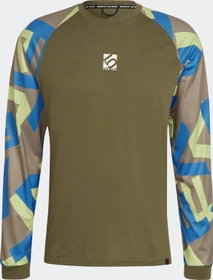 Five Ten TrailX Trikot langarm focus olive/orbit green (Herren)