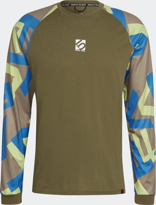Five Ten TrailX Trikot langarm focus olive/orbit green (Herren)