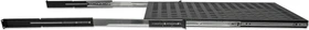 Intellinet 19" ausziehbarer Fachboden für Netzwerk- und Serverschränke, schwarz, 800mm Einbautiefe, 1HE