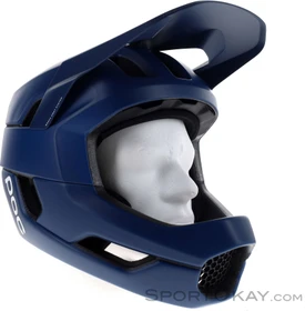 POC Otocon Fullface-Helm lead blue matt