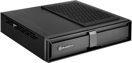 SilverStone Milo ML08 schwarz mit Sichtfenster, Tragegriff, Mini-ITX