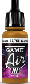 Vallejo Game Air rev.1 glorious gold, 17ml