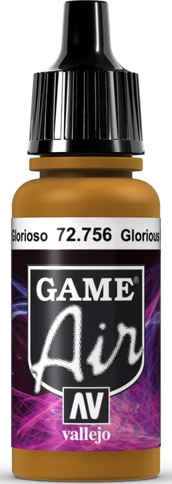 Vallejo Game Air rev.1 glorious gold, 17ml