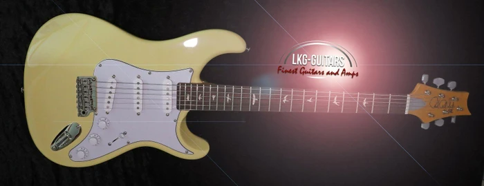 PRS SE Silver Sky Rosewood Moon White