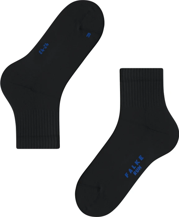 Falke Run Rib Socken schwarz