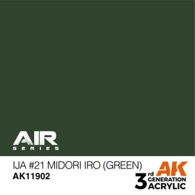 AK-Interactive 3rd Gen Acrylic Colors Air Series IJA #21 midori iro green, 17ml