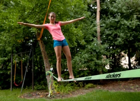 Schildkröt Slackers Slackline inkl. Teaching Line Slackline Set 15m