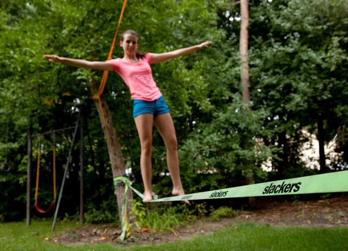 Schildkröt Slackers Slackline inkl. Teaching Line Slackline Set 15m (980010)