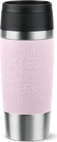 Emsa Travel Mug Classic Coffee and Tea Isolierbecher 360ml pastellrosa