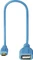 Hama Micro-USB-OTG-Adapterkabel Flexi-Slim, 0.15m, blau Vorschaubild