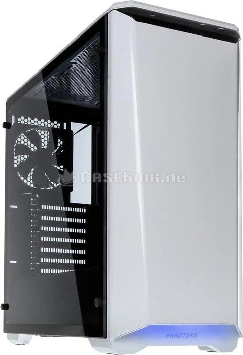 Phanteks Eclipse P400 Tempered Glass Edition weiß, Glasfenster