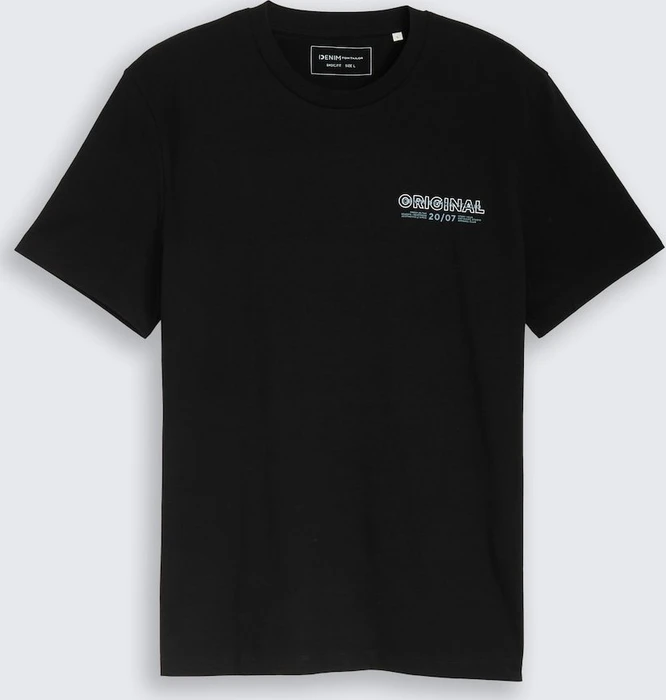 Tom Tailor Basic mit Logo-Print T-Shirt kurzarm (Herren)