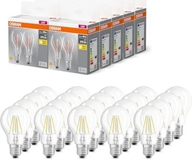 Osram Ledvance LED Base Classic A 40 Filament 4W/827 E27 Clear, 20 Stück