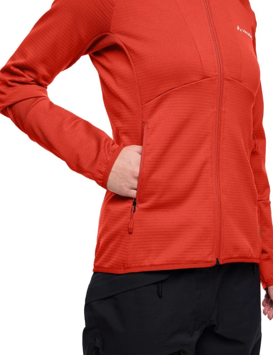 Vaude Monviso Fleece II Jacke glowing red (Damen)