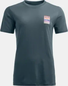 Ortovox 140 Cool Mountain Gradient Funktionsshirt kurzarm dark arctic grey (Damen)