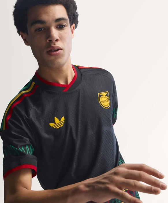 adidas Jamaika 26 x Bob Marley Authentic 2026 Auswärtstrikot kurzarm (Herren)