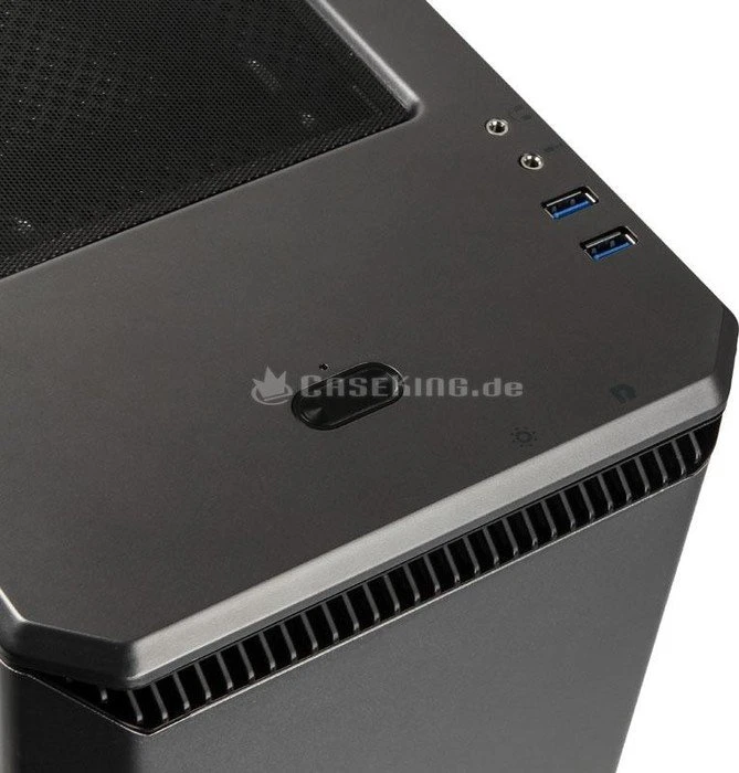 Phanteks Eclipse P400 Tempered Glass Edition anthrazit, Glasfenster