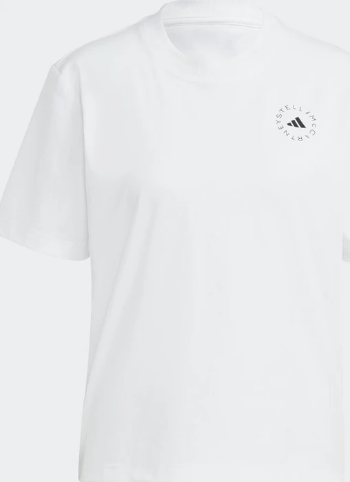 adidas by Stella McCartney TrueCasuals Regular Sportswear T-Shirt kurzarm weiß (Damen)