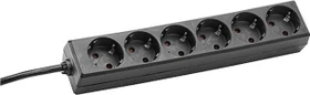 Bachmann 6-fach, 1.5m, schwarz