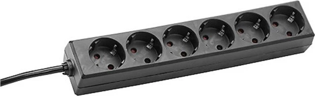 Bachmann 6-fach, 1.5m, schwarz