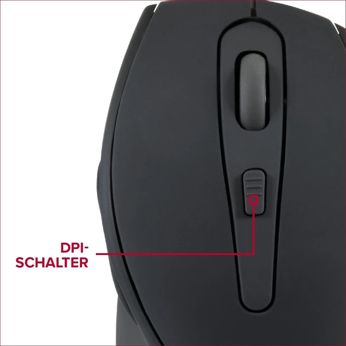 Speedlink AXON Silent & Antibacterial Mouse, schwarz, USB