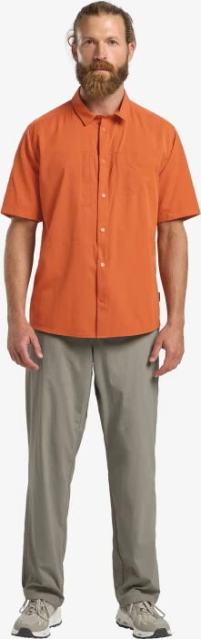 Jack Wolfskin Sierra Canyon Hemd kurzarm burnt orange (Herren)