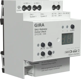 Gira KNX DALI Gateway Colour 2-fach (2112 00)
