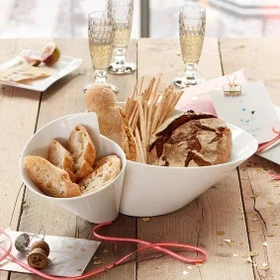 Villeroy & Boch NewWave Eye-catcher Doppelschale 49x27cm