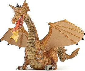Papo Die Bezaubernde Welt - Feuerspeiender Drache gold