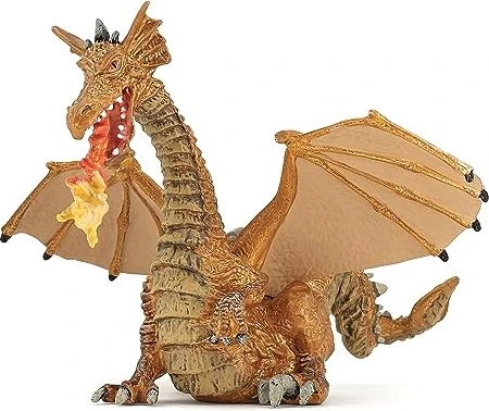Papo Die Bezaubernde Welt - Feuerspeiender Drache gold