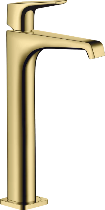 Hansgrohe Axor Citterio E 250 mit Hebelgriff für Aufsatzwaschtische mit Ablaufgarnitur polished brass