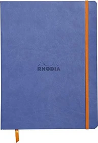 Rhodia Rhodiarama Notizbuch, 190x250mm, liniert, Softcover, saphir, 80 Blatt