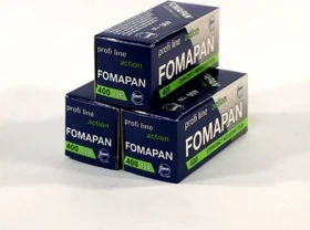 Foma Fomapan 400 Action 120 ISO 400/27° SW-Negativfilm