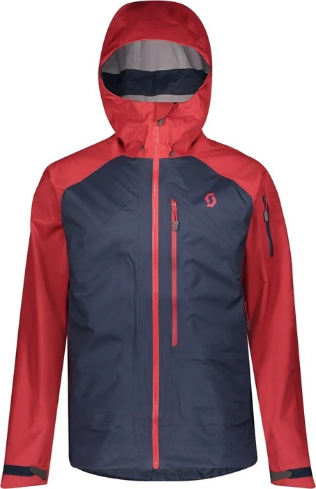Scott Explorair 3L Skijacke wine red/blue nights (Herren)