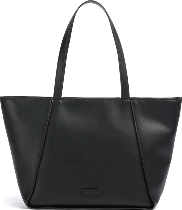 Marc O'Polo Lederalternative aus recyceltem Polyester Shopper schwarz