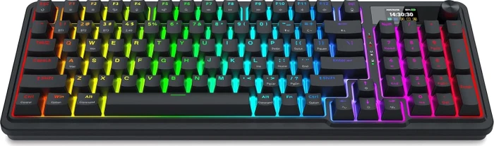 Redragon Galatin Pro K719 Wireless, schwarz, LEDs RGB, Outemu Red, USB/Bluetooth, US