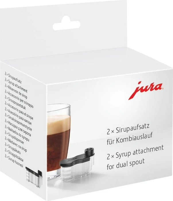 Jura Sirupaufsatz für Kombiauslauf, 2 Stück