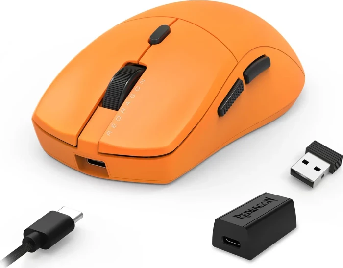 Redragon M919 SPARDA Ultra 8K Wireless Gaming Mouse orange, USB/Bluetooth