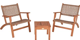 Garden Pleasure Sonora Balkon-Set braun,   3-tlg.