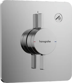 Hansgrohe DuoTurn Q Thermostat mit 1 Ventilen chrom