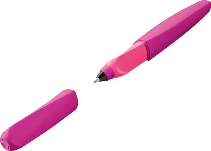 Pelikan Twist Tintenroller (Mine) neon plum, Rechts- und Linkshänder, Faltschachtel