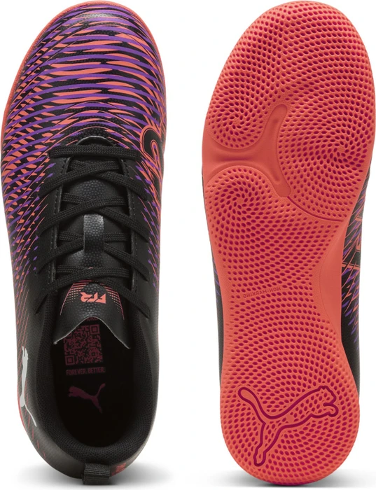 Puma Future 8 Play IT puma black/puma white/glowing red (Junior)