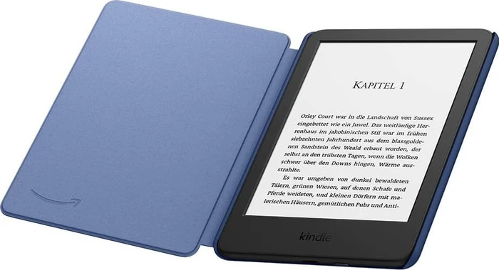 Amazon Stoffhülle für Kindle 2022 [11. Generation], Holzfaser, blau