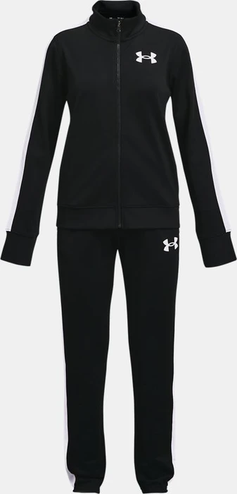 Under Armour Strick Trainingsanzug schwarz/weiß (Junior)