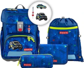 Step by Step Cloud Police Truck Charly Schultaschen-Set, 5-tlg.