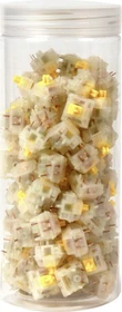Keychron Gateron Cap V2 Milky-Yellow Switch Set, 110er-Pack