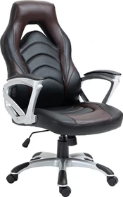 CLP Foxton Kunstleder Gamingstuhl, schwarz/braun