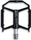Acid A4-IB Hybrid Flat Plattformpedale schwarz (92374)