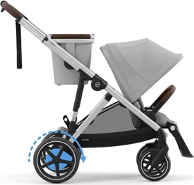 Cybex e-Gazelle S Silver Frame stone grey 2024