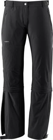 Vaude Farley Stretch Capri T-Zip II Zip-Off Hose lang schwarz (Damen)